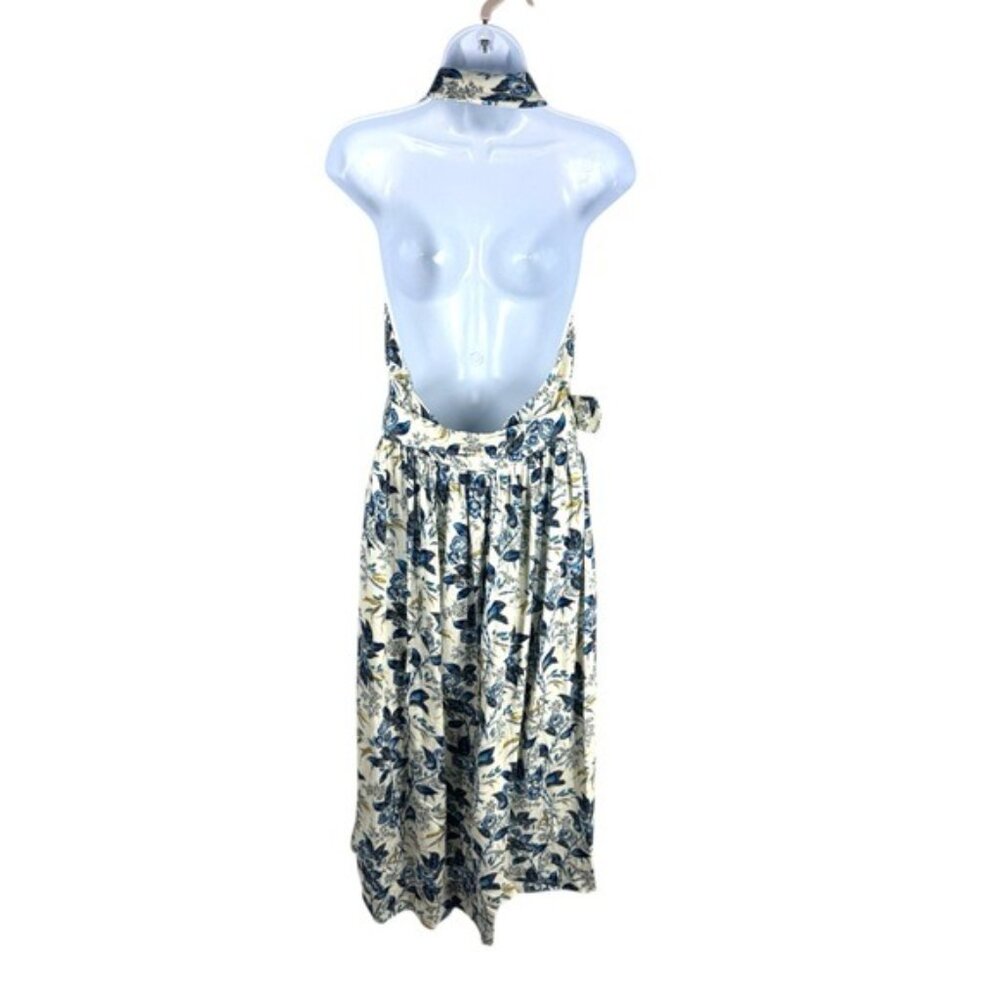 Tuckernuck Larkspur Chintz Lena Halter Midi Dress Floral Size 6 NWT - Picture 7 of 12